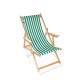 Chilienne pliante LONA en bois d'Eucalyptus et toile 100% coton CITY GARDEN