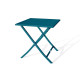 Table salon de jardin pliante et carrée en aluminium pour 2 personnes MARIUS CITY GARDEN