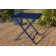 Table salon de jardin pliante et carrée en aluminium pour 2 personnes MARIUS CITY GARDEN