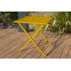Table salon de jardin pliante et carrée en aluminium pour 2 personnes MARIUS CITY GARDEN