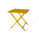 Table salon de jardin pliante et carrée en aluminium pour 2 personnes MARIUS CITY GARDEN