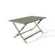 Table salon de jardin pliante pour 4 personnes en aluminium et rectangulaire MARIUS CITY GARDEN