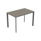 Table de jardin rectangulaire MEET en aluminium et HPL 4 personnes EZPELETA