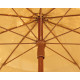 Parasol de jardin à franges MANILA diam. 200 cm en acier finition bois Marron EZPELETA