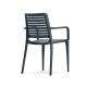 Fauteuil de jardin empilable PARK en polypropylène EZPELETA