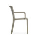 Fauteuil de jardin empilable PARK en polypropylène EZPELETA