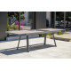 Table salon de jardin extensible en céramique/alu pour 12 personnes DCB Garden STOCKHOLM gris anthracite
