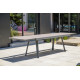Table salon de jardin extensible en céramique/alu pour 12 personnes DCB Garden STOCKHOLM gris anthracite