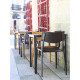 Fauteuil de jardin empilable TOWN en polypropylène EZPELETA