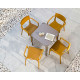 Fauteuil de jardin empilable TOWN en polypropylène EZPELETA