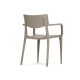 Fauteuil de jardin empilable TOWN en polypropylène EZPELETA