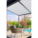 Pergola TRAMONTO bioclimatique en aluminium 4 x 3M à lames orientables DCB GARDEN