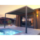 Pergola TRAMONTO bioclimatique en aluminium 4 x 3M à lames orientables DCB GARDEN
