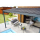 Pergola TRAMONTO bioclimatique en aluminium 4 x 3M à lames orientables DCB GARDEN