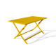 Table salon de jardin pliante pour 4 personnes en aluminium et rectangulaire MARIUS CITY GARDEN