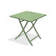 Table salon de jardin pliante et carrée en aluminium pour 2 personnes MARIUS CITY GARDEN