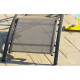 Bain de soleil design en aluminium & textilène 5 positions DCB Garden