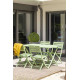 Chaise salon de jardin pliante en aluminium MARIUS CITY GARDEN