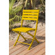 Chaise salon de jardin pliante en aluminium MARIUS CITY GARDEN