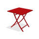 Table salon de jardin pliante et carrée en aluminium pour 2 personnes MARIUS CITY GARDEN