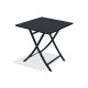 Table salon de jardin pliante et carrée en aluminium pour 2 personnes MARIUS CITY GARDEN
