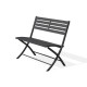 Banc de jardin en aluminium pliable MARIUS CITY GARDEN
