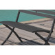 Banc de jardin en aluminium pliable MARIUS CITY GARDEN