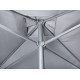 Parasol de jardin ouverture push-up EOLO 250x250 cm en aluminium laqué et toile OLEFIN® EZPELETA