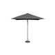 Parasol de jardin ouverture push-up EOLO 250x250 cm en aluminium laqué et toile OLEFIN® EZPELETA