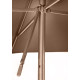Parasol de jardin ouverture push-up EOLO 250x250 cm en aluminium laqué et toile OLEFIN® EZPELETA
