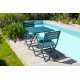 Ensemble table et chaises de jardin en aluminium 2 personnes Marius CITY GARDEN