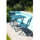 Ensemble table et chaises de jardin en aluminium 2 personnes Marius CITY GARDEN