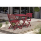 Ensemble table et chaises de jardin en aluminium 2 personnes Marius CITY GARDEN