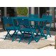 Ensemble table et chaises de jardin en aluminium 4 personnes Marius CITY GARDEN