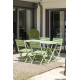 Ensemble table et chaises de jardin en aluminium 4 personnes Marius CITY GARDEN