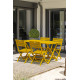 Ensemble table et chaises de jardin en aluminium 4 personnes Marius CITY GARDEN