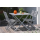 Ensemble table et chaises de jardin en aluminium 4 personnes Marius CITY GARDEN