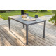 Ensemble table et chaises de jardin 6 personnes en aluminium anthracite DCB Garden MIAMI-Marius