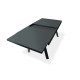 Ensemble table et chaises de jardin extensible en aluminium STOCKHOLM Anthracite 6 personnes DCB GARDEN