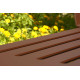 Banc de jardin en corten bruni CUT - TrackDesign