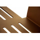 Banc de jardin en corten bruni CUT - TrackDesign