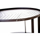 Table basse en corten bruni LILA - TrackDesign par Alessandra Savio