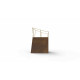 Chaise de jardin en corten bruni NEBIDA - TrackDesign par Francesco Paolo Maria Giuliani