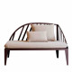 Banc de jardin en corten bruni OBLI - TrackDesign par Alessandra Savio