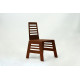 Chaise de jardin en corten bruni CUT - TrackDesign