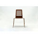 Chaise de jardin en corten bruni CUT - TrackDesign