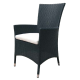 Fauteuil en aluminium noir LOUNGE - Hémisphère Editions