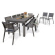 Ensemble table et chaises de jardin en aluminium 12 personnes DCB Garden COPENHAGUE