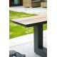 Table salon de jardin en aluminium pour 6/8 personnes Paris Garden VANCOUVER anthracite