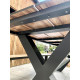 Table salon de jardin en aluminium pour 6/8 personnes Paris Garden VANCOUVER anthracite